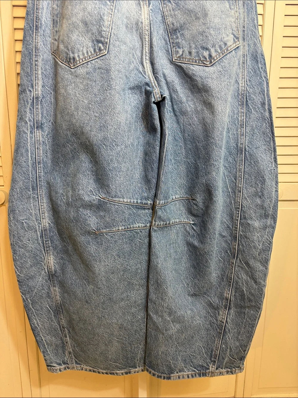 Free People Light Blue High-Rise Wide Leg Jeans - Picture 13 of 16